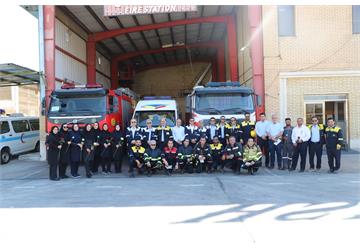 بازدید مدیرعامل پتروشیمی فن‌آوران از واحد HSE به مناسبت روز آتش‌نشانی و ایمنی